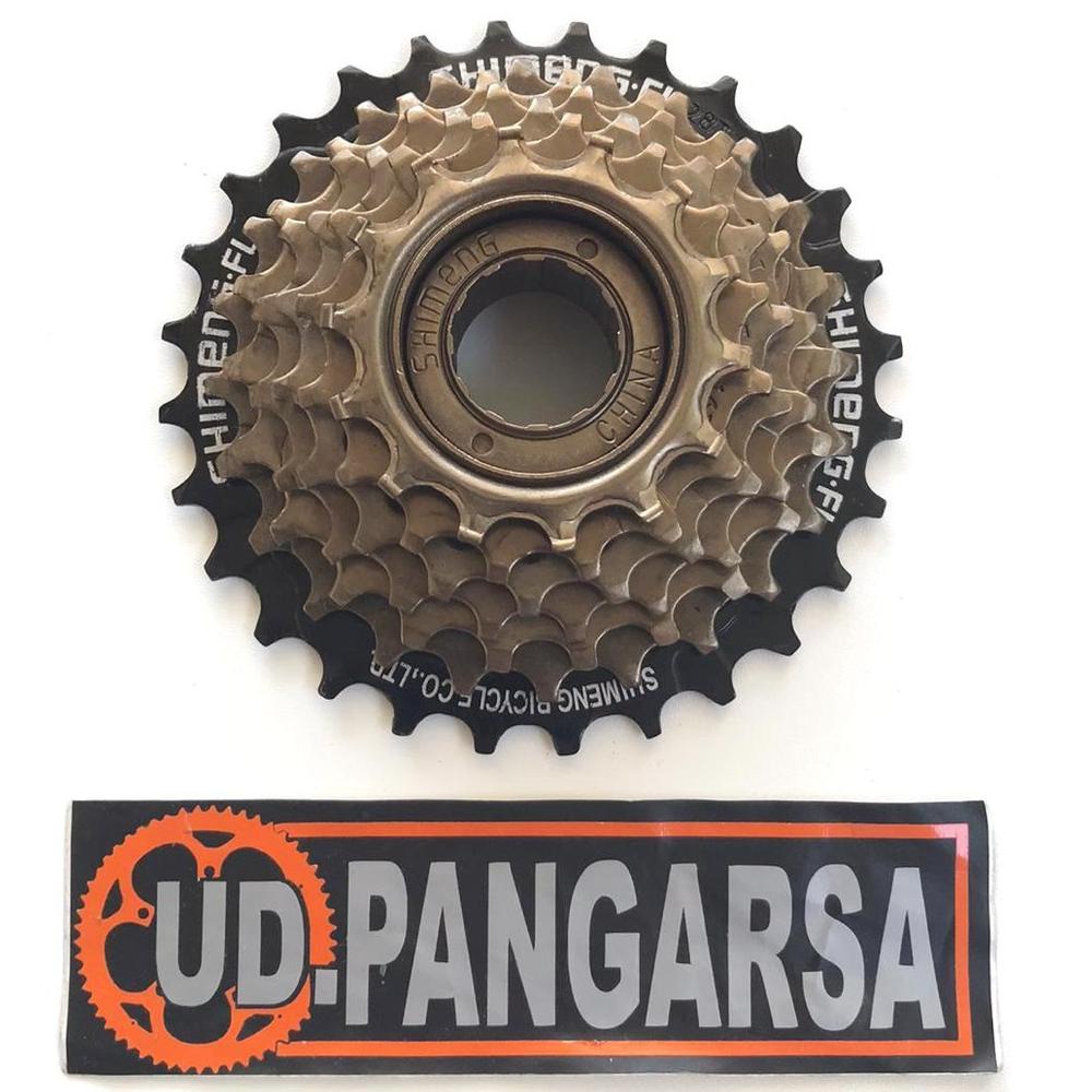 [[BISA COD]] SPROCKET 7 SPEED 14-28 T JANGKRIK SHIMENG DRAT ULIR Sepeda MTB Minion Minitrek Selli TE