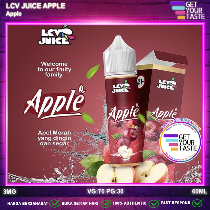 Liquid LCV Juice Apple 60ML by LCV Juice