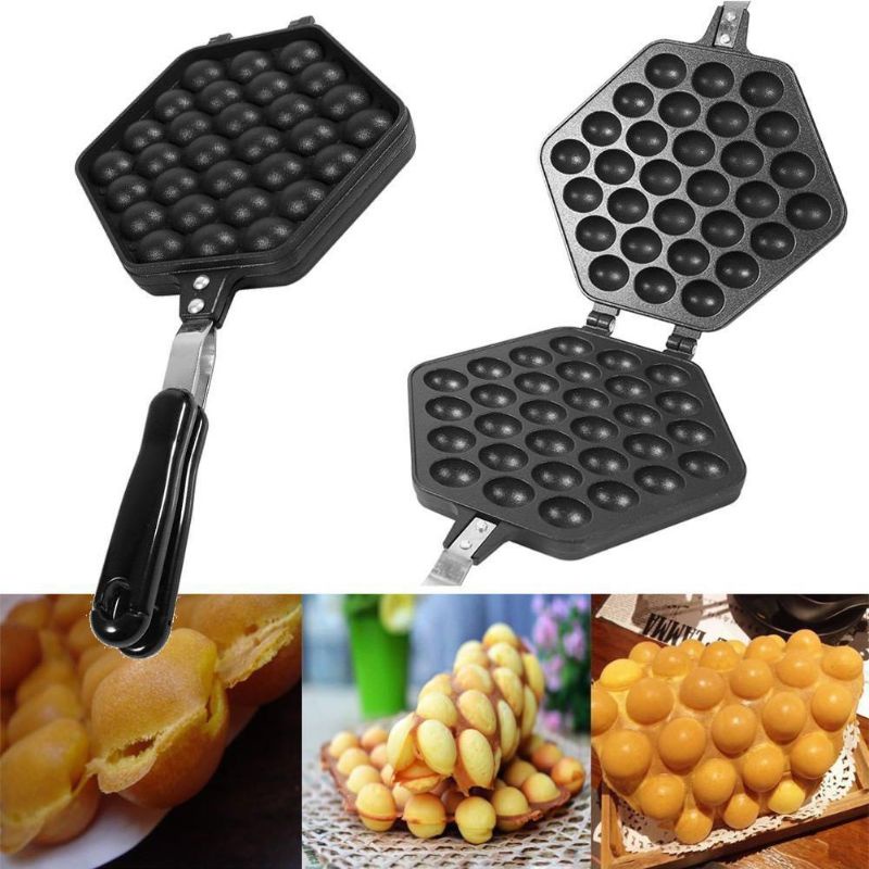 Cetakan Egg Waffle / Cetakan Wafel / Cetakan Waffle / Waffle Maker / Loyang Waffle