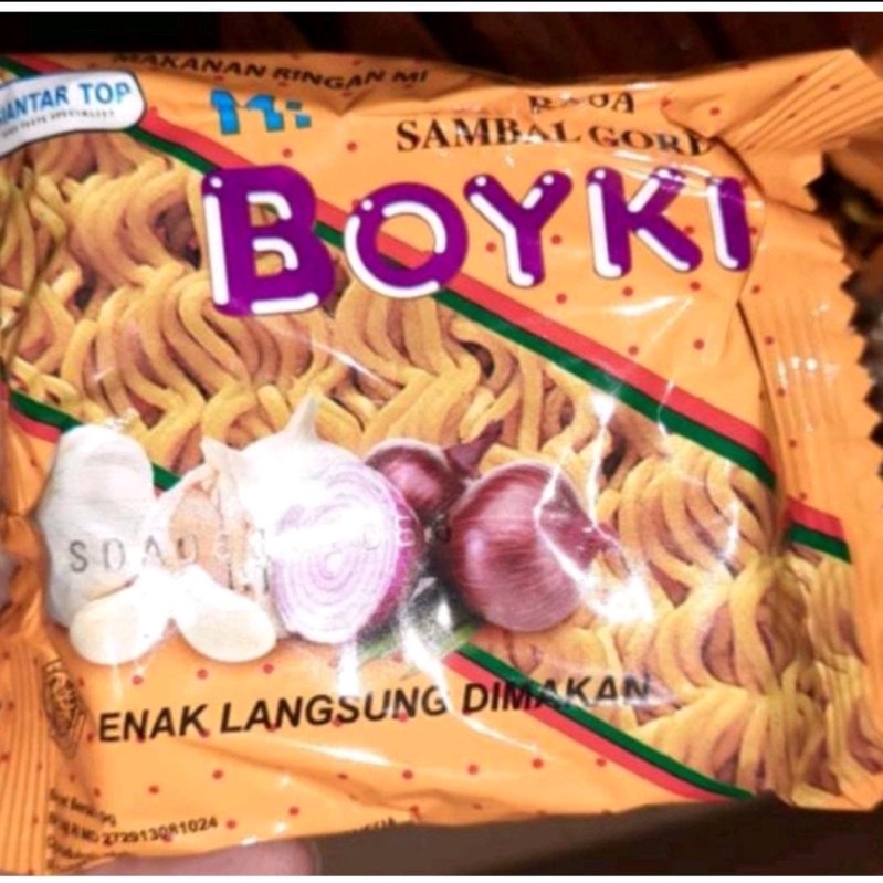 

BOYKI SNACK MIE JADUL SAMBAL BALADO Isi 10 Pcs
