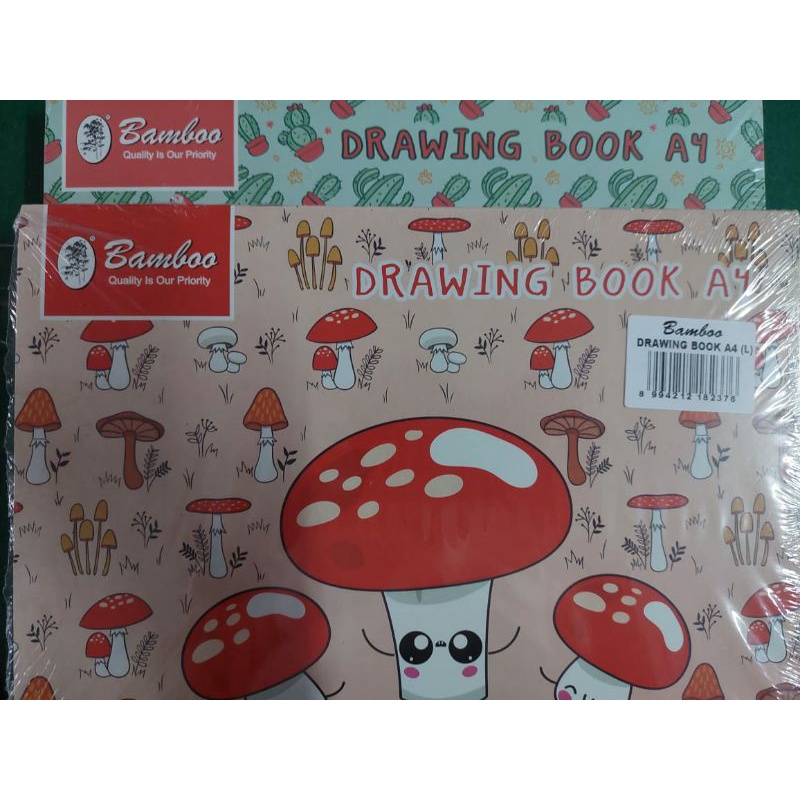 

[PCS] BUKU GAMBAR A4 BAMBOO PUTIH TEBAL / DRAWING BOOK A4