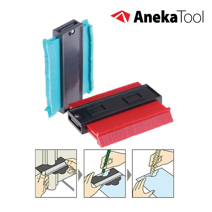 AnekaTool Alat Transfer Bentuk Contour Gauge