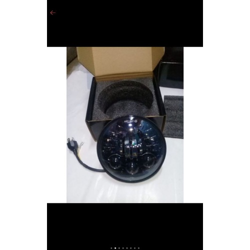 lampu daymaker 16 led 5.75inc/reflektor daymaker 16 led 5.75inc/lampu daymaker cb japstyle mm lampu daymaker 16 led dos hitam