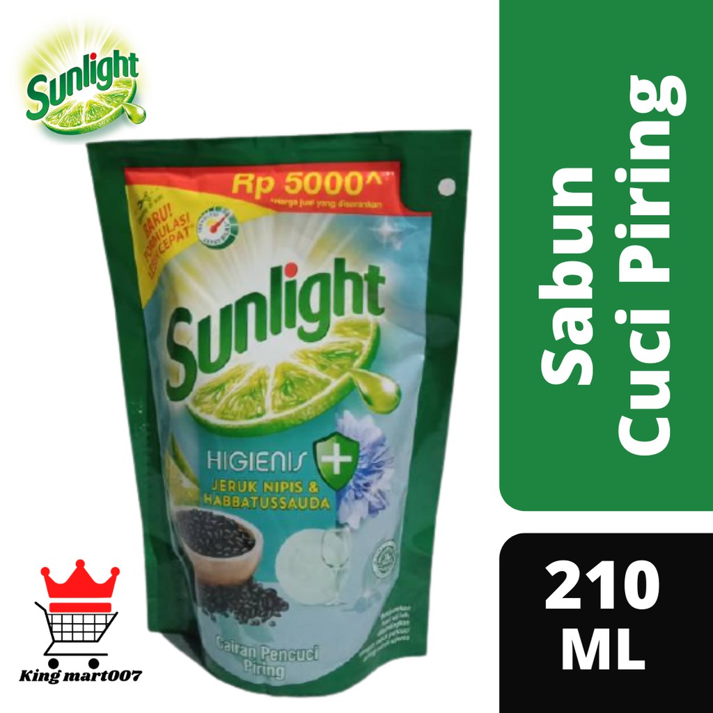 Sunlight extra higienis 210ML (Hemat)