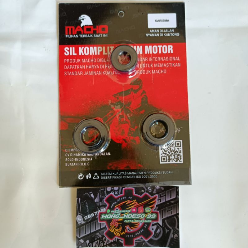 Jual Oli Sil Oil Seal Assy Komplit Macho Kharisma Shopee Indonesia