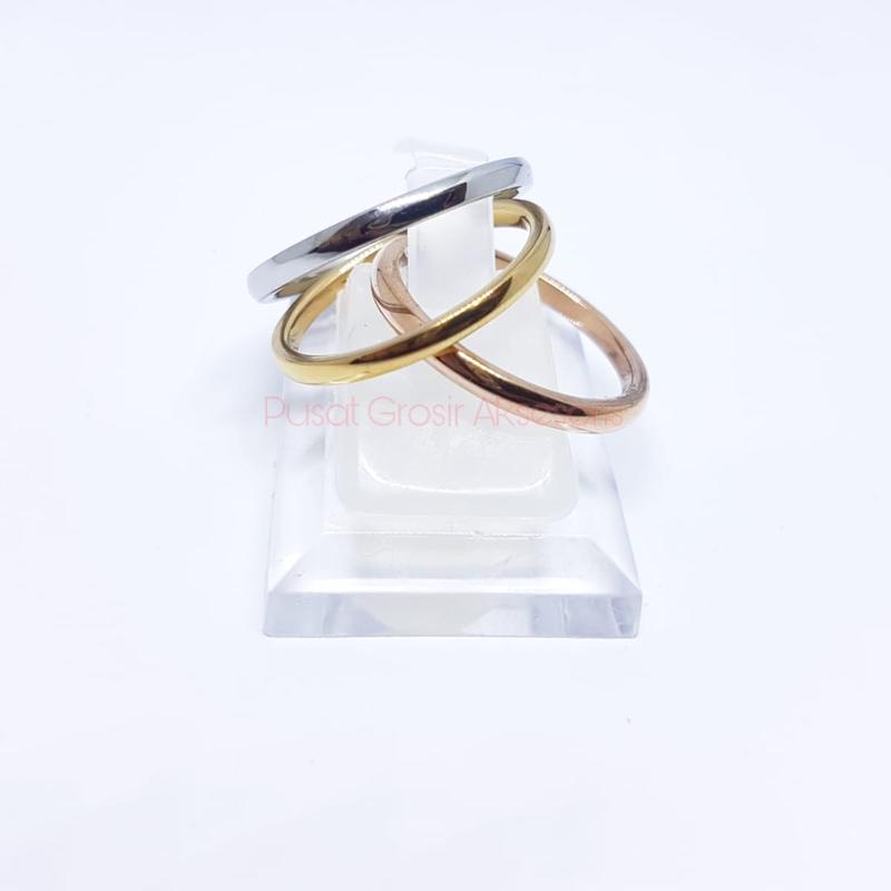 Cincin Titanium ANTI KARAT SELAMANYA PGM CT132 (SATUAN)