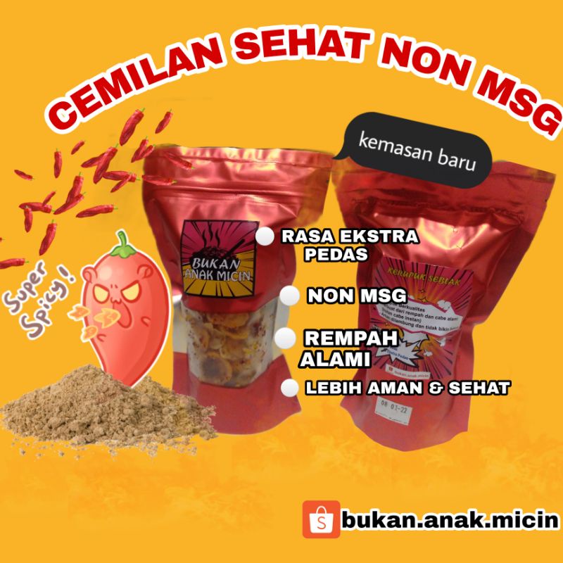 

[NON MSG] SEBLAK KERING RASA EKSTRA PEDAS/KERUPUK SEBLAK KERING/OLEH-OLEH BANDUNG