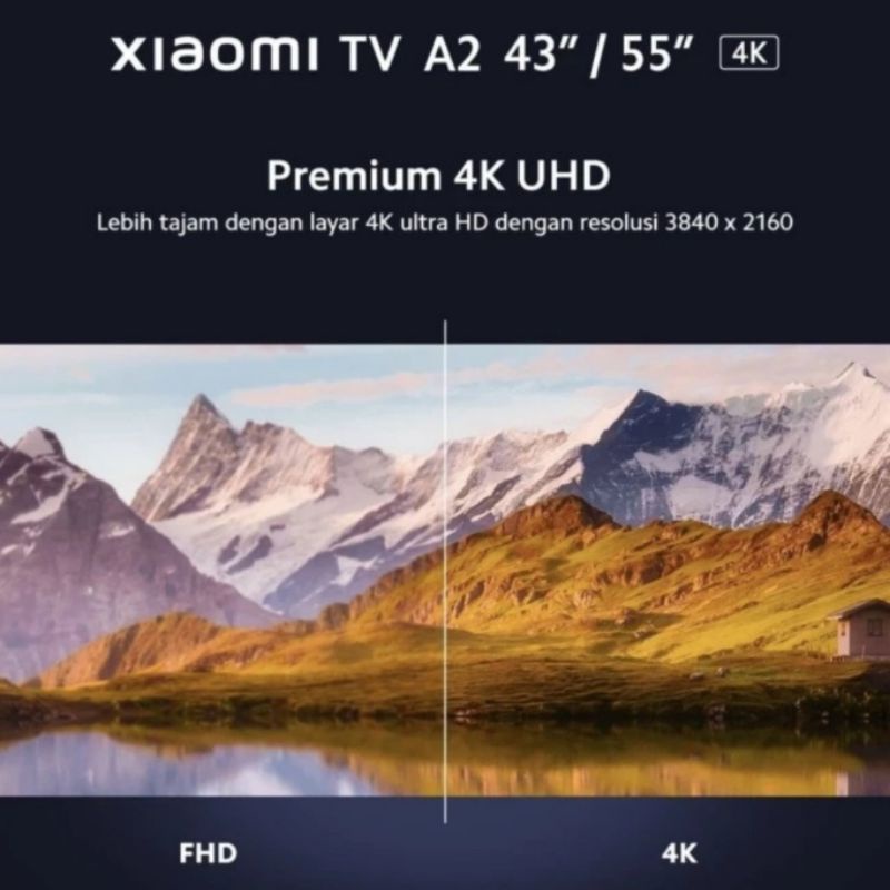 TV XIAOMI A2 43 INCH 4K UHD (LUAR MEDAN)