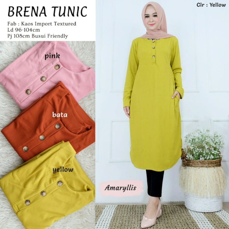 RESTOCK TUNIK/Ld96-104 Pj108/Kaos Import Textured/Busui Friendly