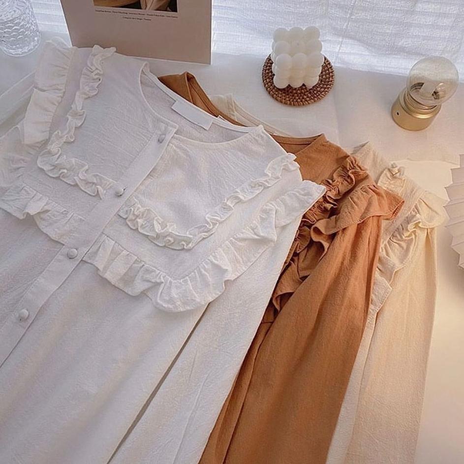 [Star] BLOUSE CRINCLE / CILA BLOUSE / BLOUSE WANITA / BLUS KOREAN STYLE 