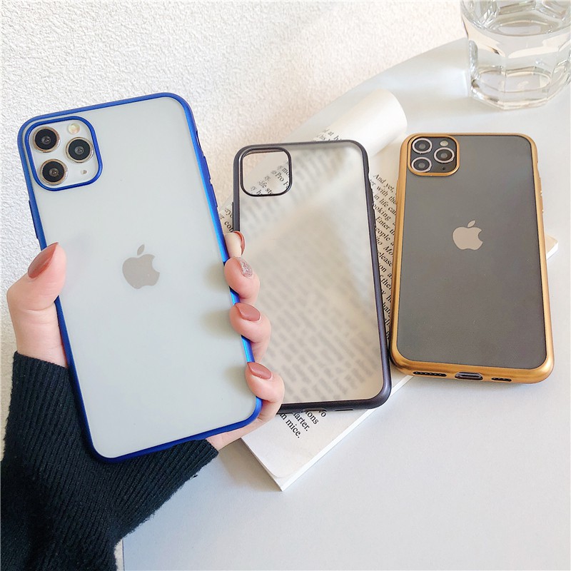 case iPhone 6 7 8plus X XS XR MAX 11Pro Max galvanized matte TPU