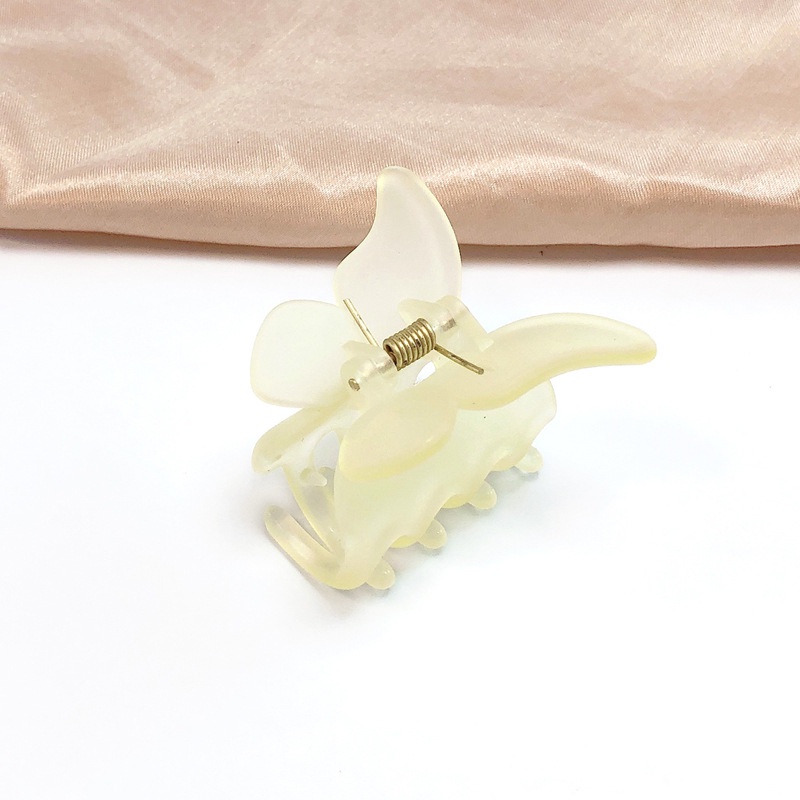 Beautiful Frosted Acrylic Butterfly Hair Clip For Women