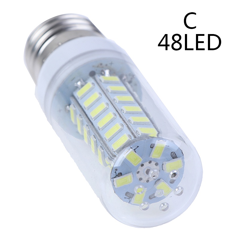 {LUCKID}E27 LED Bulb LED Lamp 220V 240V LED Corn Bulb 48 60 80 126 200 LED