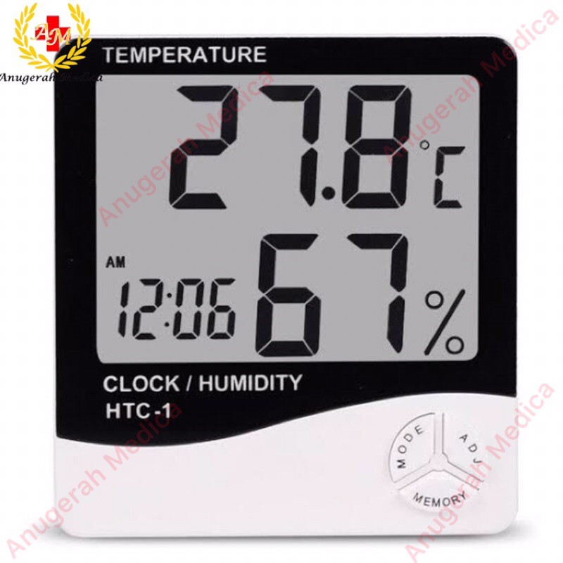 Thermometer Hygrometer Digital HTC1  Thermometer untuk suhu ruangan digital