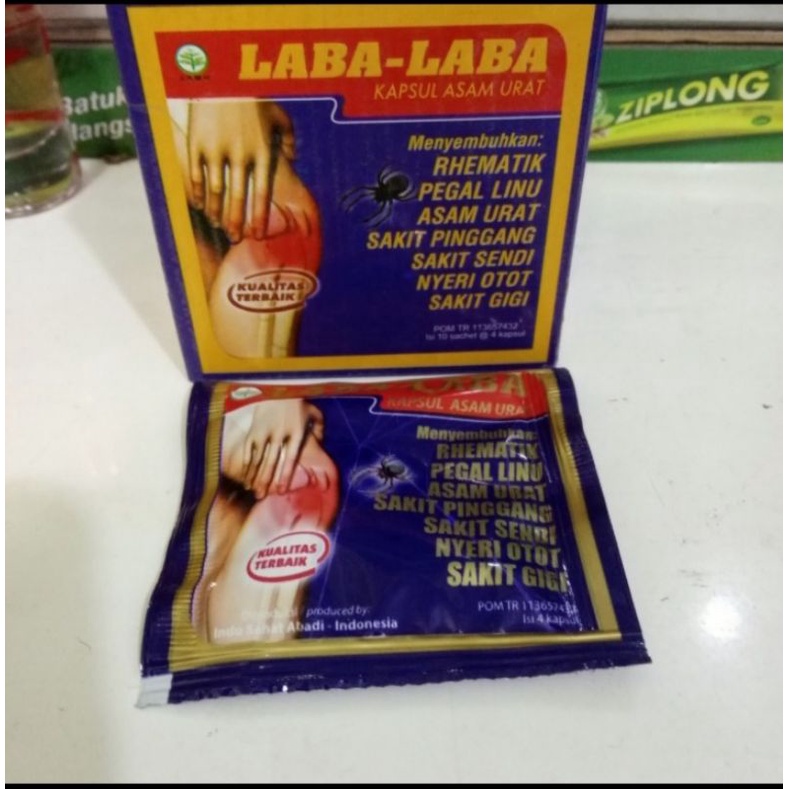 kapsul laba laba pegal linu laba laba kapsul