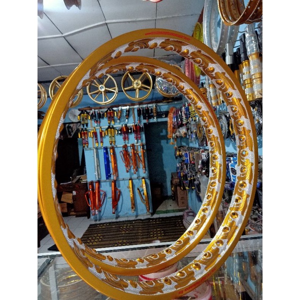 velg Jinfei Ukir 3d ukuran 140 ring 17