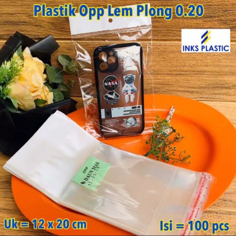 

PLASTIK OPP LEM PLONG 12 X 20