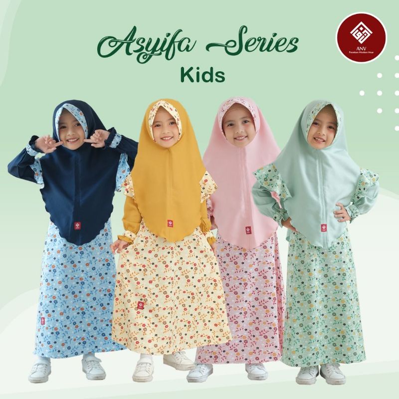 Gamis Asyifa by ANV || Kids Junior Teen