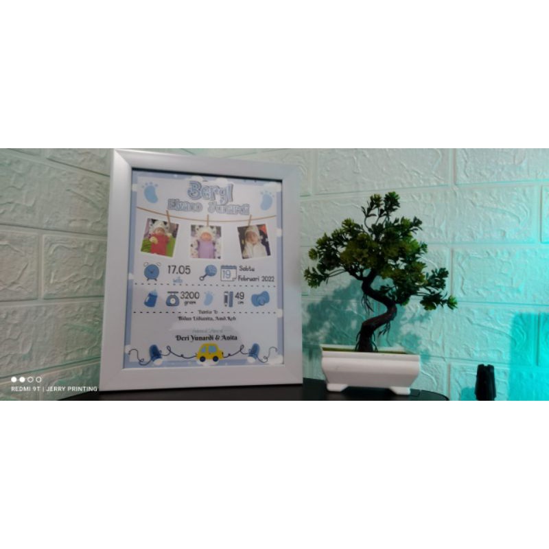 Edit Foto Biodata Kelahiran Anak