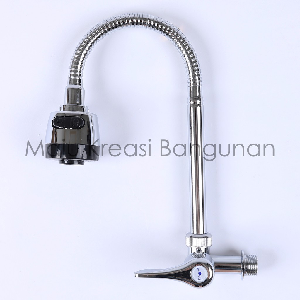 TERMURAH Kran Angsa Fleksibel Kepala On Off Cuci Piring Keran Sink Stainless Stanlis Dapur Grosir