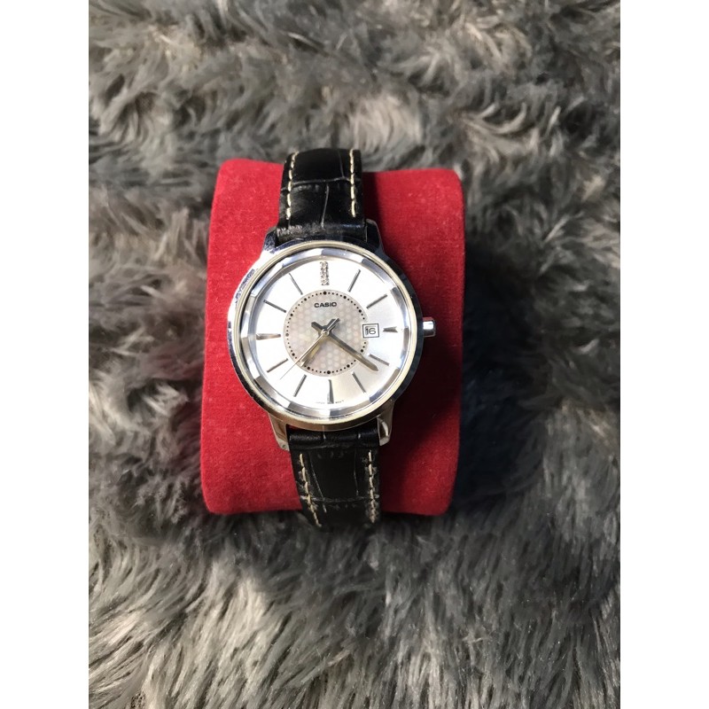 Jam Tangan Wanita Original / Authentic Casio kulit black