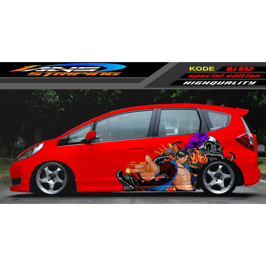 VARIASI STIKER MOBIL / SIGRA, YARIS, SWIFT / DECAL MOBIL / DECAL STICKER MOBIL ANIMASI