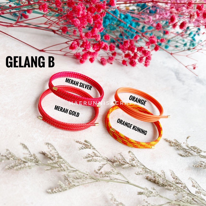 Gelang Magnet Lilit Gelang Tali Lucky Rope