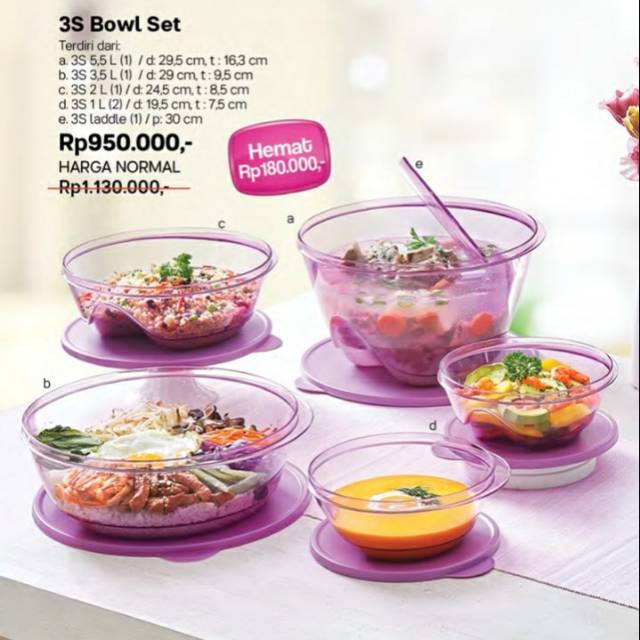 3S Bowl Set