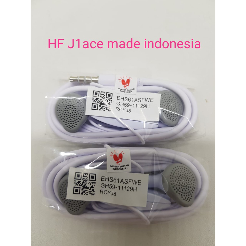 HANDSFREE SAMSUNG GALAXY J1 ACE / C550 ORIGINAL MADE IN INDONESIA