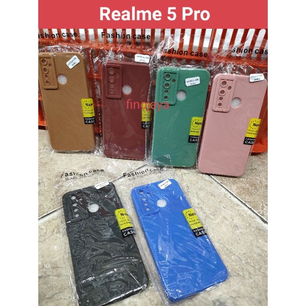 Softcase Realme 5 Pro Silikon Casing Selicon Case Macaron Pelindung Pro Camera