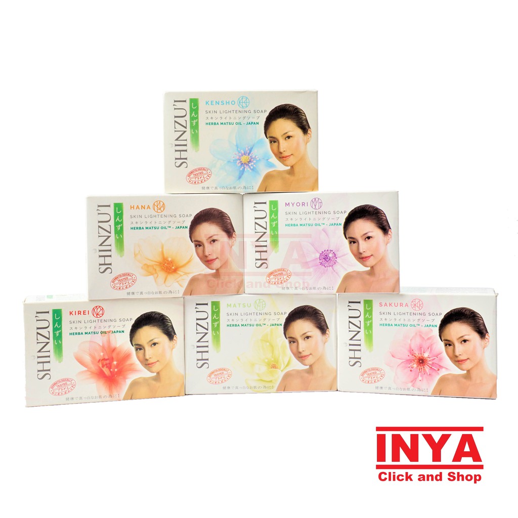 SHINZUI MYORI SKIN LIGHTENING SOAP BAR 85gr - Sabun Batang