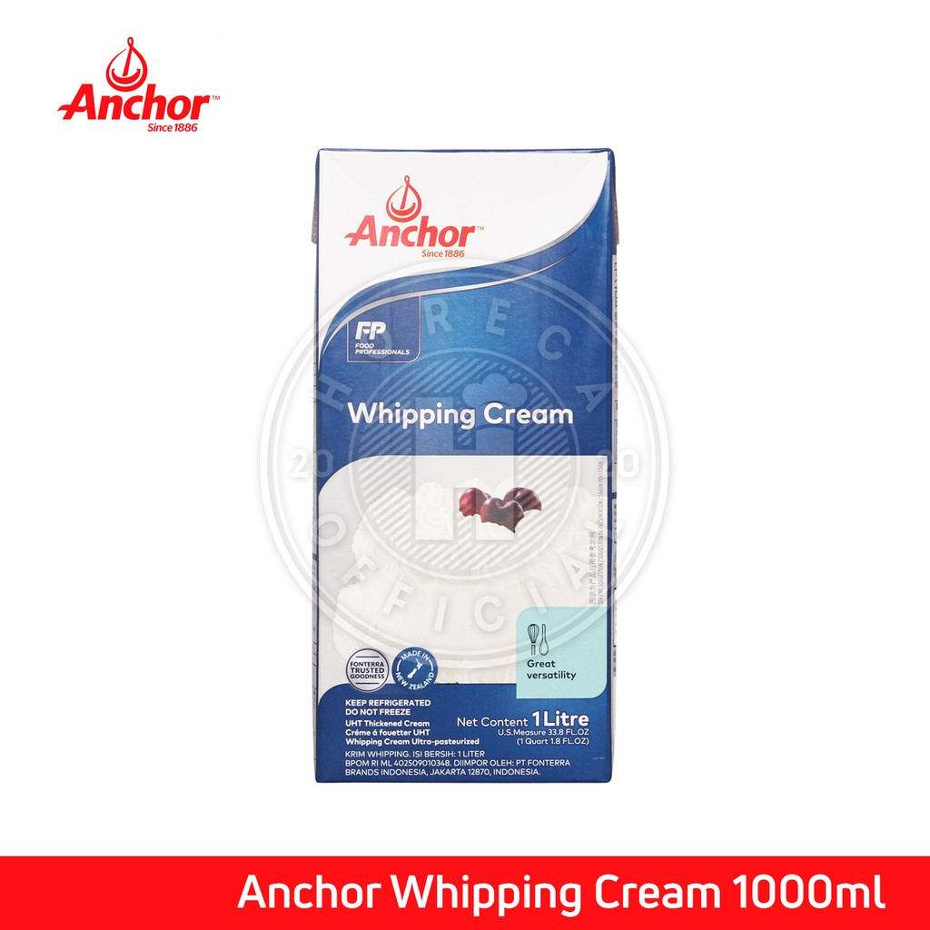 

ANCHOR WHIPPING CREAM 1L / ANCHOR KRIM 1 LITER