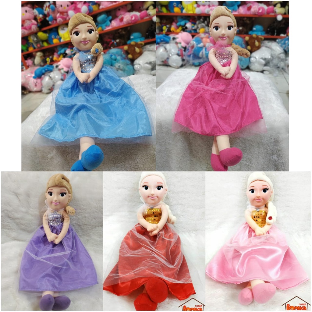 Boneka Frozen Elsa Muka Karet T:60 cm Dijamin Berkualitas SNI Mainan Anak Perempuan/Mewah