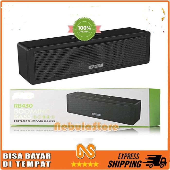Speaker Robot RB430 Bluetooth 3.0 Square Mini HiFi - Robot RB 430 Orig