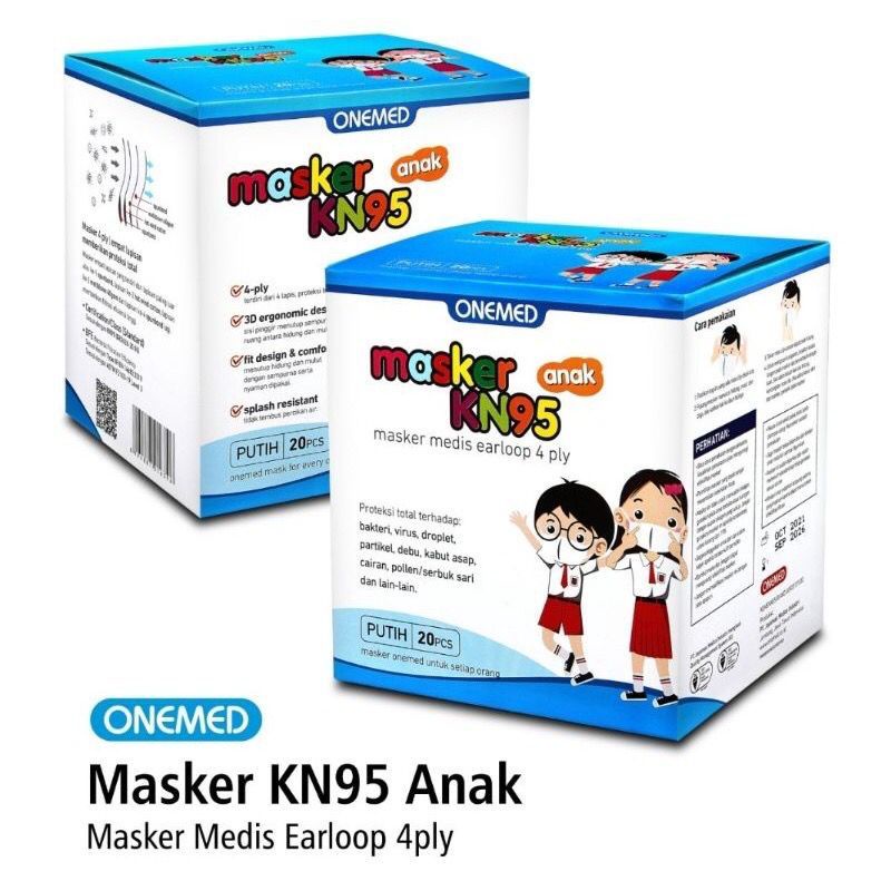 Masker Medis Anak KN 95 one med eceran