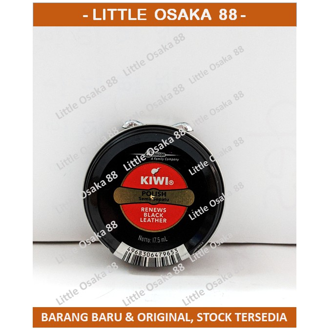 Kiwi Semir Sepatu Hitam Black Coklat Brown 17.5 ml