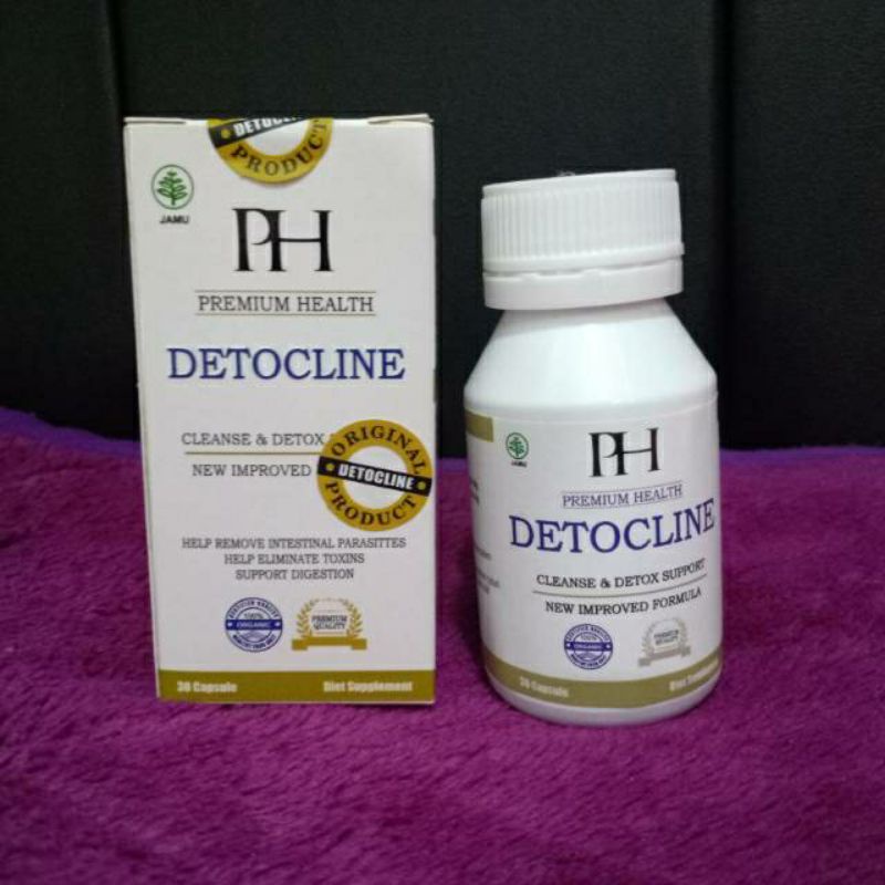 Detocline Original Obat Penghilang Parasit dan Cacing Dalam Tubuh
