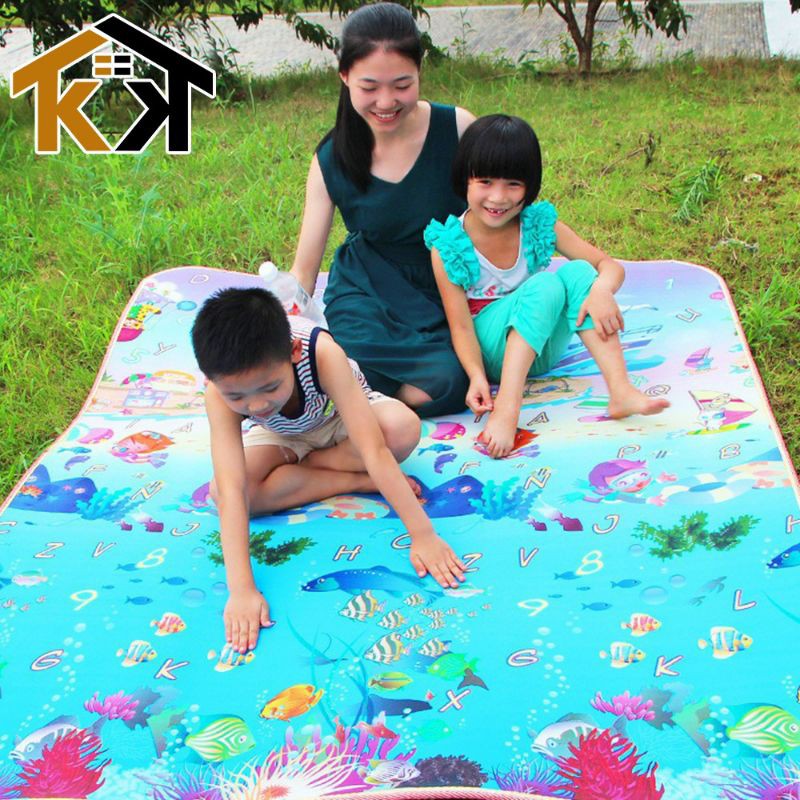 karpet XPE foam 80x180x0.6 cm - motif bolak balik acak