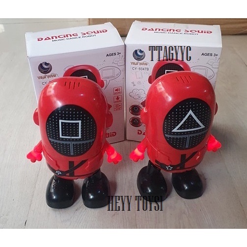 mainan robot dancing squid game CY-6047B mainan robot menari minan robot robotan mainan anak anak