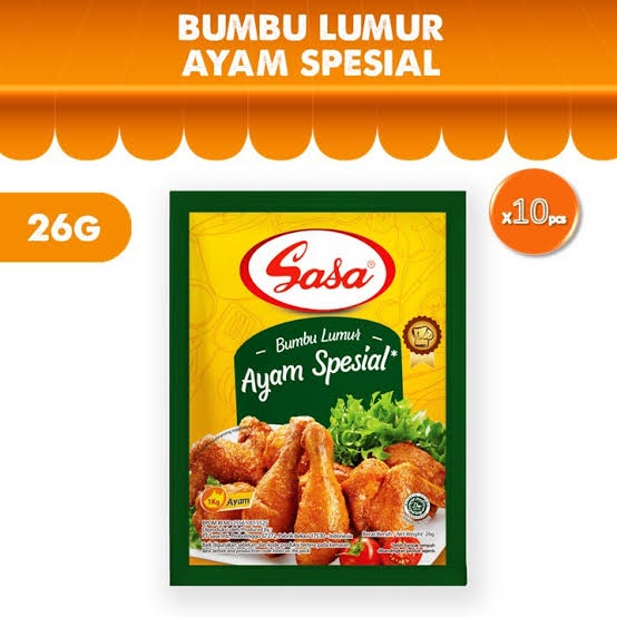 Sasa bumbu lumur ayam spesial renceng ( isi 10)