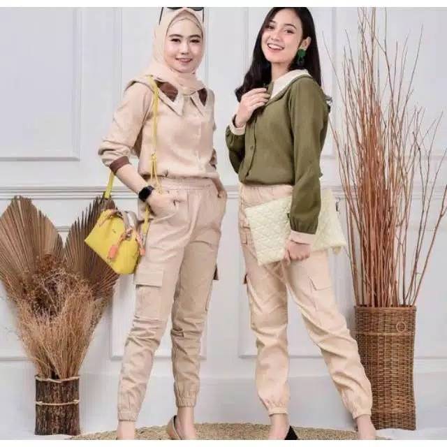 CELANA AMERICAN DRILL/CELAN CARGO WANITA//CELANA DRILL