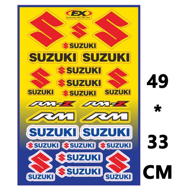 Emblem Stiker Combo Jumbo Mobil Motor Suzuki Ertiga Karimun Baleno APV Swift Vitara Jimny Carry SX-4
