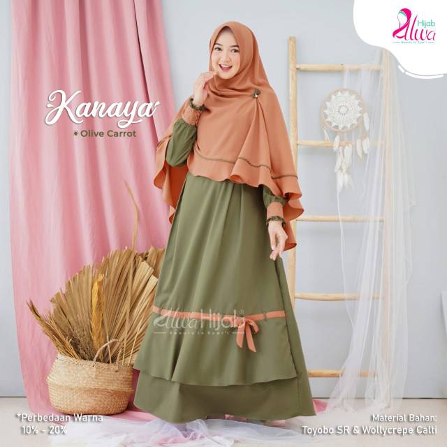 Kanaya gamis set Alwa