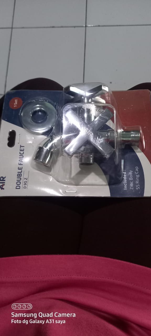 Air Kran Dobel Dingin / Keran Air Shower Dan Bathtub D 9g Z