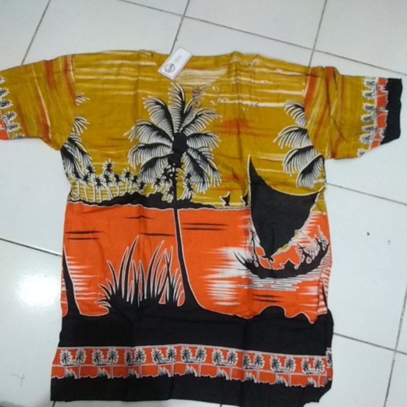 kemeja santai pria rayon bali all size