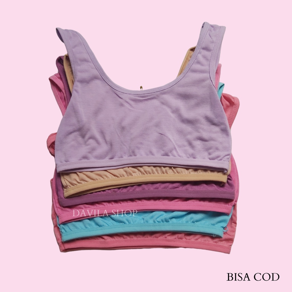 12 Pcs Grosir Miniset Remaja Bra Polos Anak Perempuan