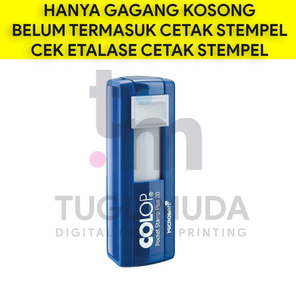 

Gagang Stempel COLOP Pocket Stamp Plus 20 Microban (14 x 38 mm) - BLUE