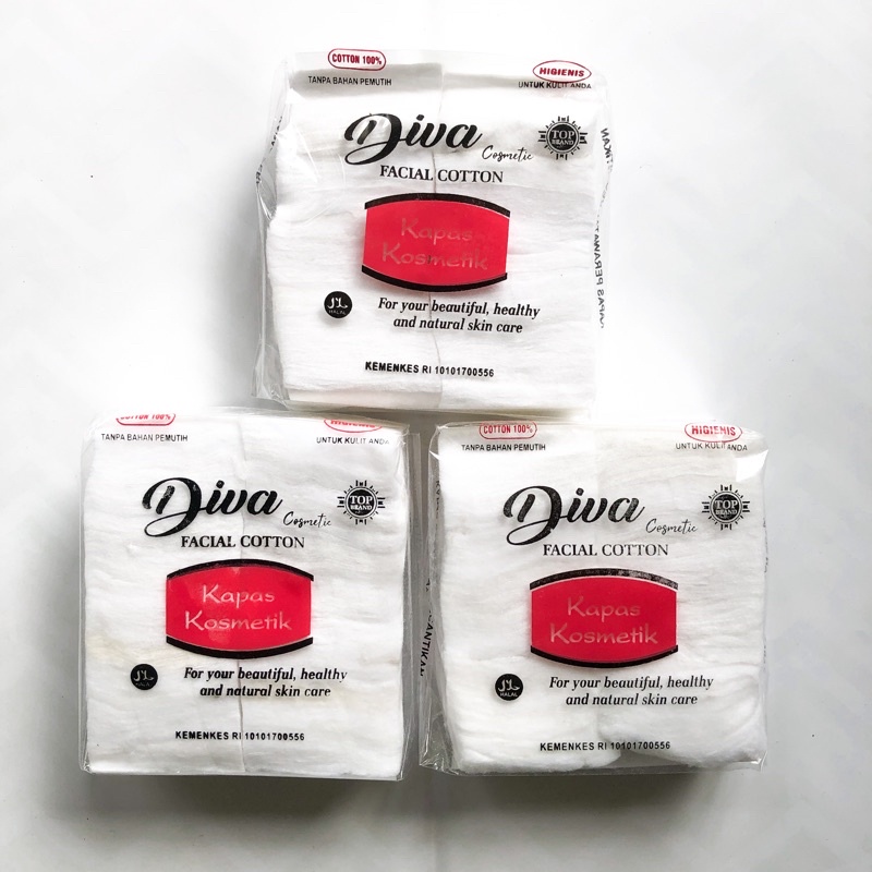 (1 Pcs) Kapas Diva Pembersih Wajah / Kapas Facial Cosmetic
