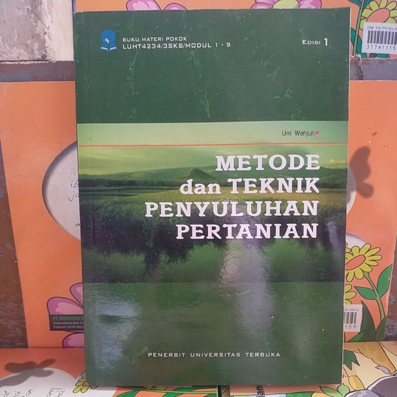 Jual Buku Materi Pokok Metode Dan Teknik Penyuluhan Pertanian UT. Mat ...