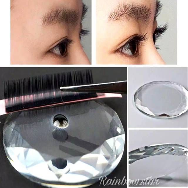 Tatakan Lem Kristal Crystal  Eyelash Extension Glue Pad